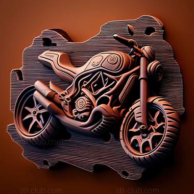 3D model Ducati Scrambler Icon (STL)